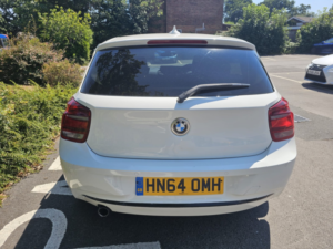 2014 BMW 1 Series 2.0 116d Sport 5-Door in White — image 6