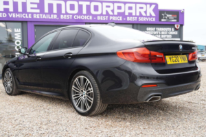 2020 BMW 5 Series 2.0 520d Mht M Sport Auto Euro 6 (s/s) 4dr in Black — image 2