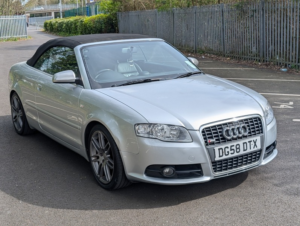 2008 Audi A4 Tdi Cabriolet S Line in Silver — image 2