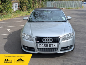 2008 Audi A4 Tdi Cabriolet S Line in Silver — image 3