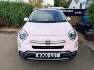 2017 Fiat 500x 1.6 Multijetii Cross Plus SUV 5dr Diesel Manual Euro 6 (s/s) (120 Ps) in Pink — image 6