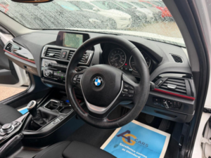 2016 BMW 1 Series 1.5 116d Sport Euro 6 (s/s) 5dr in White — image 3