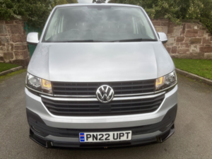 2022 Volkswagen Transporter T6.1 2.0 Tdi Highline 150 Lwb 6sp Ulez Eu6 in Silver — image 3