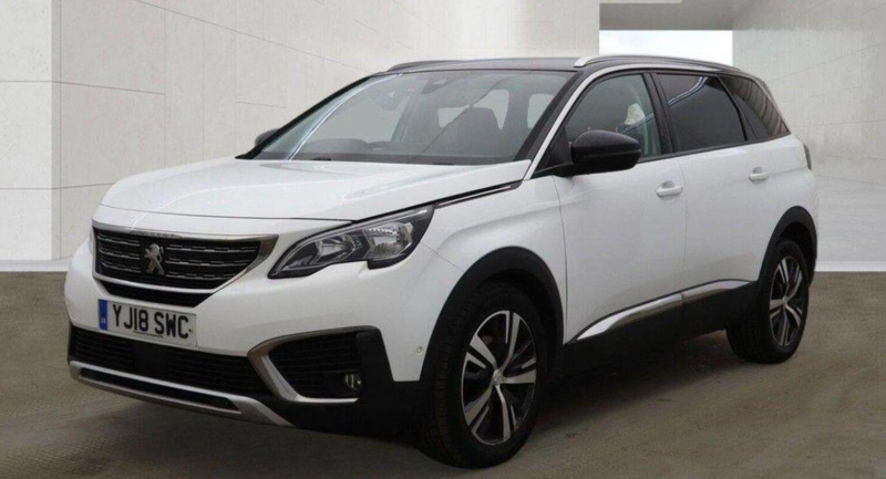 2018 Peugeot 5008 1.6 Bluehdi Allure Eat Euro 6 (s/s) 5dr in White — image 1