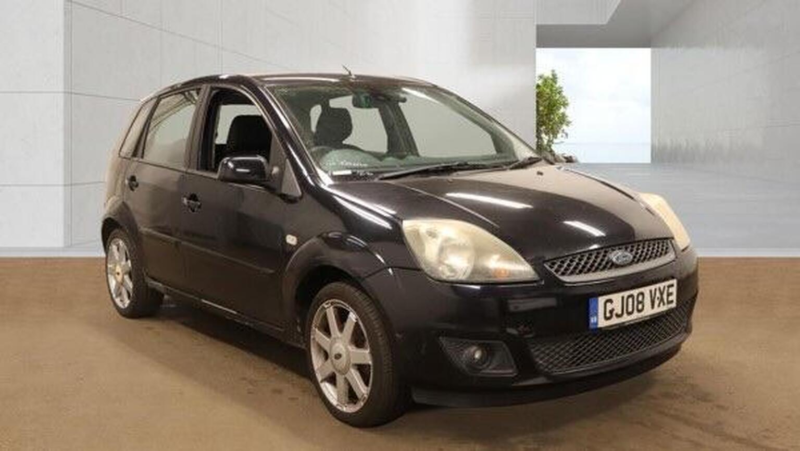 2008 Ford Fiesta 1.4 Zetec Blue Edition 5dr in Black — image 1