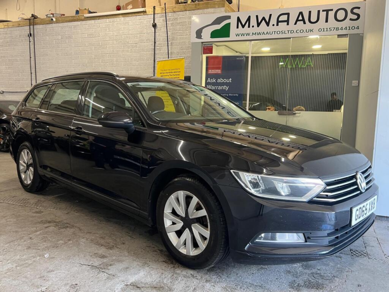 2015 Volkswagen Passat 1.6 Tdi Bluemotion Tech S Estate 5dr Diesel Manual Euro 6 (s/s) (120 Ps) in Black — image 1