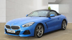 2021 BMW Z4 2.0 20i M Sport Convertible 2dr Petrol Auto Sdrive Euro 6 (s/s) (197 Ps) in Blue — image 2