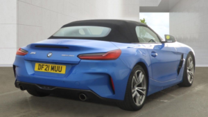 2021 BMW Z4 2.0 20i M Sport Convertible 2dr Petrol Auto Sdrive Euro 6 (s/s) (197 Ps) in Blue — image 4