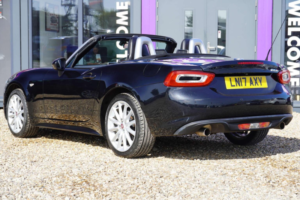 2017 Fiat 124 Spider 1.4 Multiair Lusso Plus Euro 6 2dr in Black — image 2