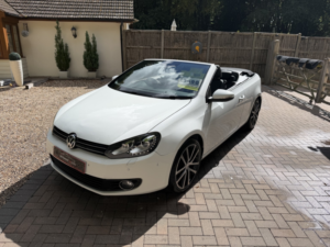 2012 Volkswagen Golf 1.4 Tsi Gt DSG Auto Convertible in White — image 3