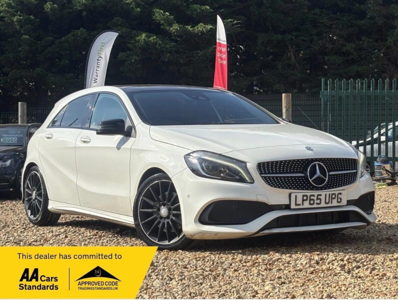 2016 Mercedes-Benz A Class 2.1 A220d Amg Line (premium Plus) 7g-Dct Euro 6 (s/s) 5dr in White — image 1