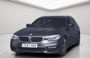 2017 BMW 5 Series 3.0 530d M Sport Touring Auto Euro 6 (s/s) 5dr in Grey — image 4