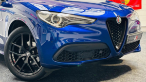 2021 Alfa Romeo Stelvio 2.0t Veloce Auto Q4 AWD Euro 6 (s/s) 5dr in Blue — image 5