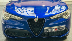 2021 Alfa Romeo Stelvio 2.0t Veloce Auto Q4 AWD Euro 6 (s/s) 5dr in Blue — image 6