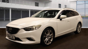 2014 Mazda Mazda6 2.2 Skyactiv-D Sport Nav Tourer Euro 6 (s/s) 5dr in White — image 3