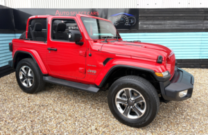 2019 Jeep Wrangler 2.0 Gme Sahara SUV 2dr Petrol Auto 4WD Euro 6 (s/s) (272 Ps) in Red — image 3