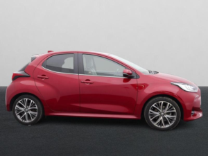 2023 Toyota Yaris 1.5 Vvt-H Excel Hatchback 5dr Petrol Hybrid E-CVT Euro 6 (s/s) (116 Ps) in Red — image 3