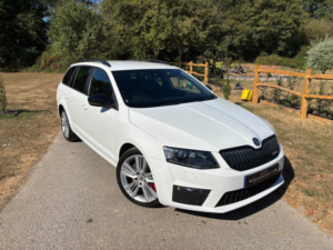 2014 Skoda Octavia 2.0 Tdi Vrs Estate 5dr Diesel Manual Euro 5 (s/s) (184 Ps) in White — image 3