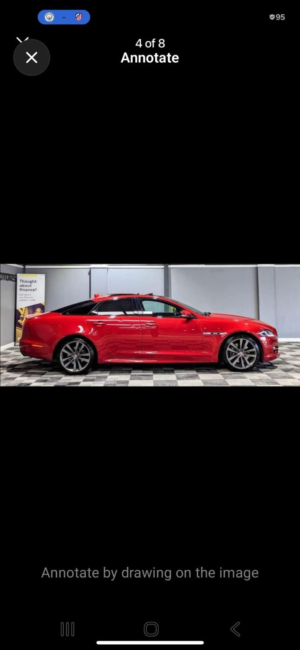 2017 Jaguar Xj 3.0d V6 R-Sport Saloon 4dr Diesel Auto Euro 6 (s/s) (300 Ps) in Red — image 2