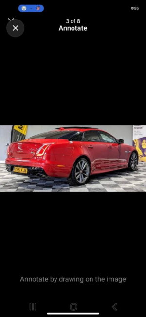 2017 Jaguar Xj 3.0d V6 R-Sport Saloon 4dr Diesel Auto Euro 6 (s/s) (300 Ps) in Red — image 6