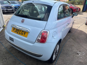 2010 Fiat 500 1.2 Lounge Euro 5 (s/s) 3dr in Blue — image 6