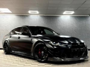 2022 BMW M3 3.0 Biturbo Competition Steptronic M Xdrive Euro 6 (s/s) 4dr in Satin Ppf Black Sapphire — image 2