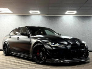 2022 BMW M3 3.0 Biturbo Competition Steptronic M Xdrive Euro 6 (s/s) 4dr in Satin Ppf Black Sapphire — image 3