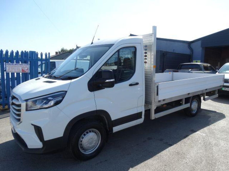 2022 Maxus Deliver 9 2.0 D20 Rwd L3 Lwb Dropside 147bhp Eu6 in White — image 1