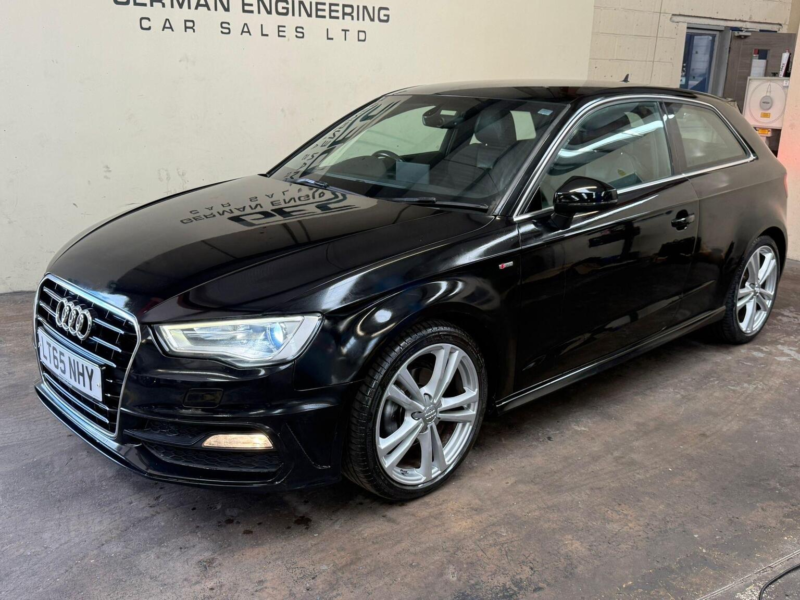 2015 Audi A3 1.4 Tfsi S Line Euro 6 (s/s) 3dr in Black — image 1