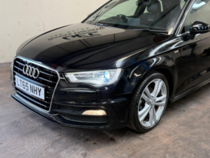 2015 Audi A3 1.4 Tfsi S Line Euro 6 (s/s) 3dr in Black — image 2