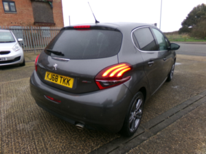 2019 Peugeot 208 1.2 Puretech Gpf Gt Line in Grey — image 5