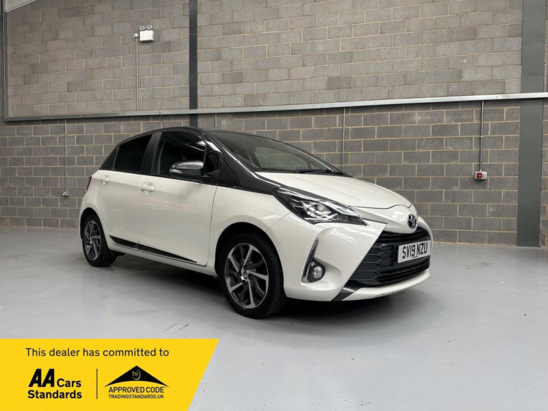 2019 Toyota Yaris 1.5 Vvt-I Y20 Euro 6 5dr in White — image 1
