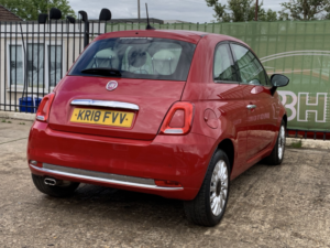 2018 Fiat 500 1.2 500 E6b 1.2 69hp Lounge in Red — image 6