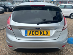 2013 Ford Fiesta 1.25 Zetec Euro 5 5dr in Silver — image 4