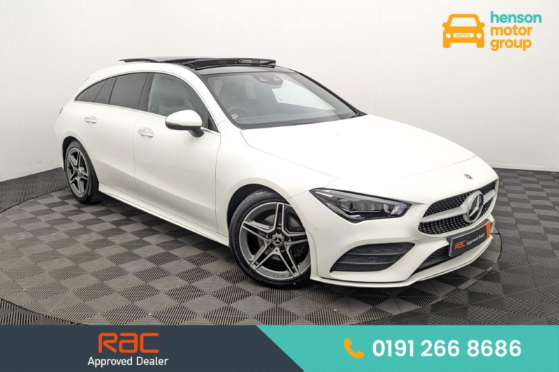 2021 Mercedes-Benz Cla 1.3 Cla180 Amg Line (premium Plus 2) Shooting Brake 5dr Petrol 7g-Dct Euro 6 (s/s) (136 Ps) in White — image 1