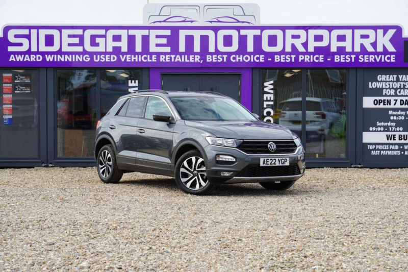 2022 Volkswagen T-Roc 1.0 Tsi Active Euro 6 (s/s) 5dr in Grey — image 1