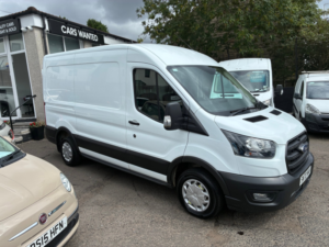 2021 Ford Transit 2.0 290 Ecoblue Leader Panel Van 5dr Diesel Manual Fwd L2 H2 Euro 6 (s/s) (130 Ps) in White — image 2