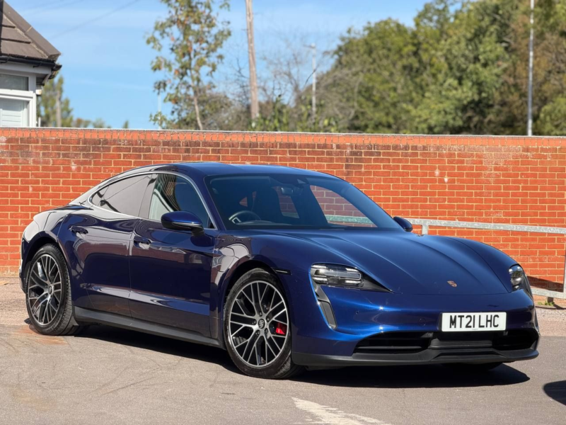 2021 Porsche Taycan Performance Plus 93.4kwh 4s Saloon 4dr Electric Auto 4WD (571 Ps) in Blue — image 1