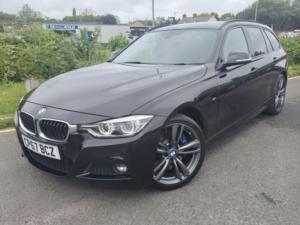 2017 BMW 3 Series 3.0 330d M Sport Touring Auto Xdrive Euro 6 (s/s) 5dr in Black — image 3