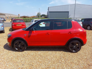 2011 Skoda Fabia 1.6 Tdi Monte Carlo Euro 5 5dr in Red — image 4