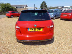 2011 Skoda Fabia 1.6 Tdi Monte Carlo Euro 5 5dr in Red — image 6