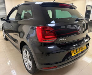 2017 Volkswagen Polo 1.0 Bluemotion Tech Match Edition Hatchback 3dr Petrol Manual Euro 6 (s/s) (60 Ps) in Black — image 3