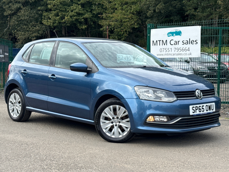 2015 Volkswagen Polo 1.2 Tsi Bluemotion Tech Se Hatchback 5dr Petrol DSG Euro 6 (s/s) (90 Ps) in Blue — image 1