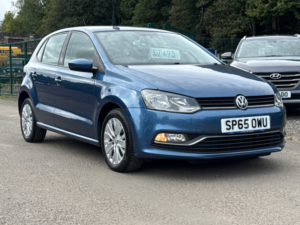 2015 Volkswagen Polo 1.2 Tsi Bluemotion Tech Se Hatchback 5dr Petrol DSG Euro 6 (s/s) (90 Ps) in Blue — image 3