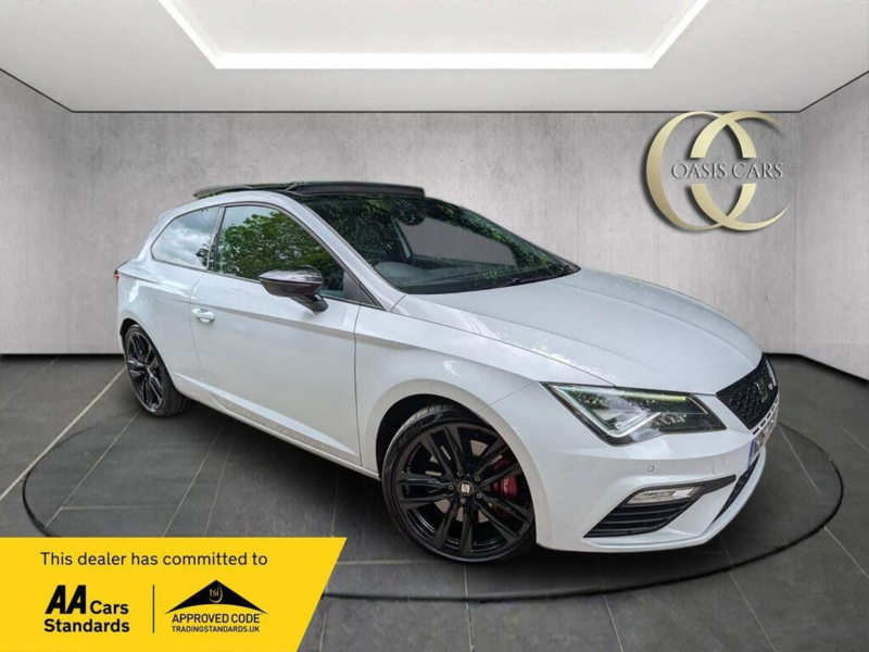 2017 SEAT Leon 2.0 Tsi Cupra 300 Sport Coupe Euro 6 (s/s) 3dr in White — image 1