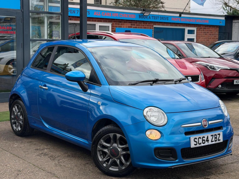 2014 Fiat 500 1.2 S Euro 6 (s/s) 3dr in Blue — image 1