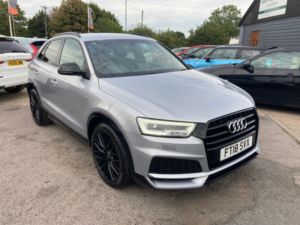 2018 Audi Q3 1.4 Tfsi Cod Black Edition SUV 5dr Petrol S Tronic Euro 6 (s/s) (150 Ps) in Silver — image 2