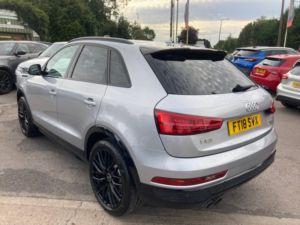 2018 Audi Q3 1.4 Tfsi Cod Black Edition SUV 5dr Petrol S Tronic Euro 6 (s/s) (150 Ps) in Silver — image 3