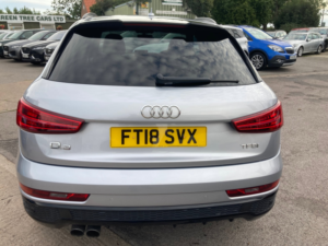 2018 Audi Q3 1.4 Tfsi Cod Black Edition SUV 5dr Petrol S Tronic Euro 6 (s/s) (150 Ps) in Silver — image 4
