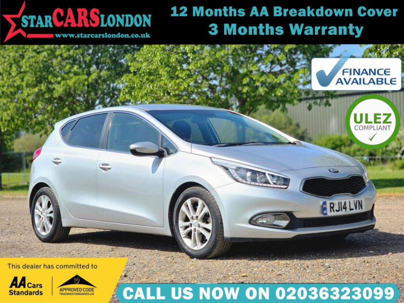 2014 Kia Ceed 1.6 Gdi 3 Dct Euro 5 5dr in Silver — image 1